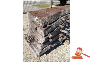 273 · PACK OF 7x JARRAH SLABS, APPROX 500-700 x 75mm x 2m