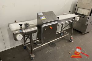 Pro Ali Mobile Conveyor Section. 3 Phase (Plug). Approx 2250 X 700 X H1160mm. Conveyor Belt Width Approx 300mm