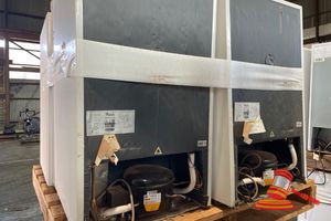 3 x WHIRLPOOL WRO125 BAR FRIDGES, 1 WESTINGHOUSE BAR FRIDGE UNTESTED, ON A PALLET