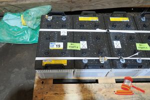 19 · 2x LEAD- ACID, 245H52 BATTERIES, APPROX 500 x 260 x 220mm HAH, 1170CCA ( S44# RITM0773953, DR# 1453 )