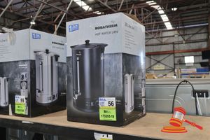 56 · ROBATHERM UDS20VP HOT WATER URN. 1 PHASE, 10 AMP, STAINLESS STEEL. 330MMW X 330MMD X 550MMH (885970)