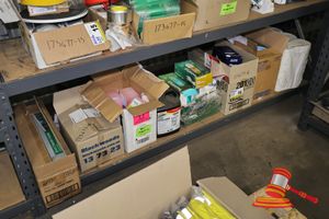 16 · CLEANING SUPPLIES, INCLUDES: SABCO 25MM HANDLE HOLDER, KLEENEX EVERYDAY USE HAND CLEANSER MODEL: 6331, AGAR CHLORADET HOSPITAL GRADE DISINFECTANT, ANSELL TOUCHNTUFF GLOVES, KLEENEX ULTRA SOFT TISSUES MODEL: 20100, WETTASK SYSTEM, VARIOUS OTHERS (BOXED)