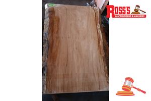 Blackbutt Slab, L1370mm X W900mm/750mm X Depth 45mm, Note Split Slab Approx