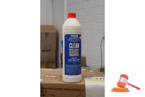 2x BOXES OF CLEAN EASY HEAVY DUTY DRAIN CLEANER, 1L PER BOTTLE, 20x BOTTLES TOTAL