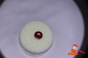 4 · RUBY, ROUND CUT, 1.3 CTS
