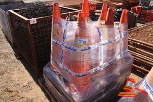 52 · APPROX 40 LARGE AND EXTRA LARGE TRAFFIC CONES