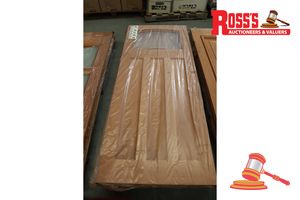 TIMBER DOOR WITH PANEL (NO GLASS), CODE: ED 58, 2040 x 820 x 40mm