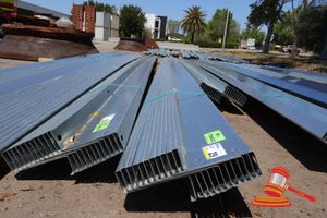 Gal Steel Z Purlins, Approx 200mm - 12 Pcs At 10.9m