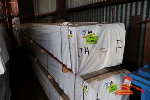 64 · PACK OF JARRAH SKIP DRESSED, FEATURE, 100mm x 25mm, PACK SIZE L5.7MT x W500mm x H450mm =900kg, 405LM (PACK# 320028342)