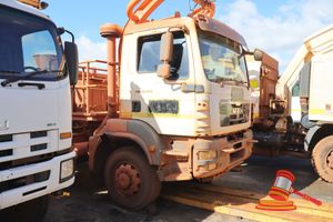 12 · 2012 Man TGM Water Truck White, 4 x 4, Auto, Diesel Reg #: Unlicensed, ODO: Unsighted Eng #: 22830315333033, VIN: WMAN38ZZ4CY274839 Features: Water Truck, Hose Fittings & Hoses. (S44#RITM10728001), (Disp# 66791), (Asset # 04H3658), (*Key # 85, WP#4886*) Condition: **Non Runner - Tow Truck Required, Possible Piston Damage, Leaking Injector, Parts Removed In Cab, RHS Drivers Window Dislodged.** Panel: FAIR, Paint: FAIR, Glass: FAIR, Tyres: FAIR, Dash: POOR, Upholstery: POOR, Floor: FAIR, Overall C