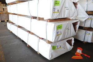 Pack Of Jarrah Overlay, Feature, 130mm X 013mm, 27.56m2, 212lm, Random Lengths (L2.960mt X W520mm X H350/400mm, 350kg Weight Approx Transport Size) (Pack# 320030213-30)