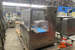 9 · 2020 ULMA PACKAGING MACHINE. MODEL: FM 205. STAINLESS STEEL. 10.4 KW, 400V, 3W+N+PE, 50 HZ, 15A. APPROX; 2.6M W X 1.2M D X 1.7M H. ON TRANSPORT PALLET. (UNTESTED) INCLUDES ADDITIONAL STAINLESS STEEL ROLLER/WRAPPING SECTION ON SEPARATE PALLET. APPROX 1.1M X 80CM X 80CMH.
