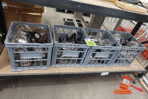 36 · APPROX 22 x KNOX BRAND COFFEE POTS (IN 4 x MILK CRATES)