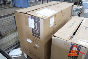 4 · EURO 120CM RANGEHOOD BLACK M: ERB120BK3R (DENTED CORNERS) - UNTESTED - NO WARRANTY/ RETURN / DAMAGED/ CREDIT RETURN, AS IS - INSPECTION RECOMMENDED