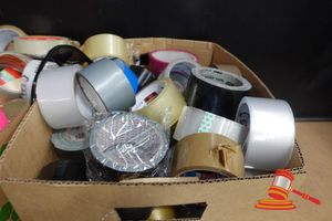 1 Box Of Assorted Tape