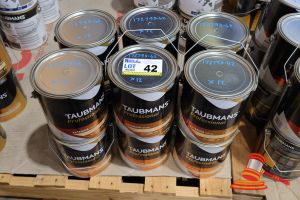 42 · 12 X TAUBMANS PROFESSIONAL EXTERIOR GLOSS PAINT CANS,ACCENT, 4L, WATER BASED