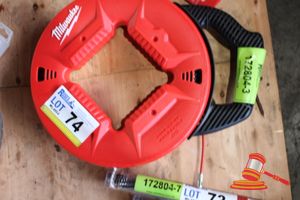 74 · MILWAUKEE 15M FISHING TAPE, POLYESTER WITH FLEXIBLE METAL LEADER