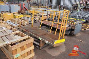 65 · 1 X HITACHI EX1200-6 FENDER AND HANDRAILS, APPROX; 2.3 M W X 970MM L X 1.1M H, SOME MARKS/RUST, ON A PALLET
