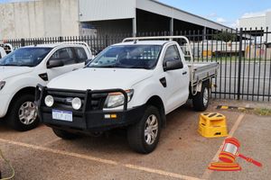 2014 Ford Ranger Single Cab White, 4 x 2, Auto, Diesel Reg #: 1ELP433 Lic to: 12/12/2026 ODO: 178,291 kms Showing on Clock Eng #: P4AT1159205 VIN: MNAUMAF80EW242922 Features: Air Conditioning, Bullbar, Power Steering, Towbar, Spotlights, Spare Tyre, Fire Extinguisher (Asset # LV3272) *Key # 66 (WP#4947) Condition: Rust on Roof, Scratches to Tray Panel: FAIR, Paint: FAIR, Glass: FAIR, Tyres: FAIR Dash: FAIR, Upholstery: FAIR, Floor: FAIR Overall Condition: FAIR