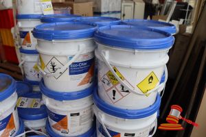 403 · 2x TUBS OF ECO-CHLOR DRY CHLORINE TABLET BACTERICIDE (GRANULAR), 10kgs PER TUB