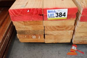 384 · 14x LENGTHS OF NON-STRUCTURAL, UNTREATED PINE TIMBER, APPROX 170 x 35mm x 3.6m