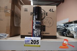 205 · 24x CANS OF BOSTON ENGINE DEGREASER, 400g