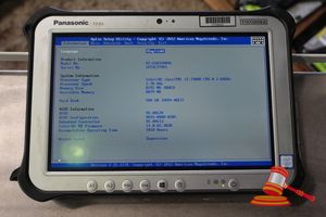 Panasonic Fz-G1 Toughpad, Intel Core I5 7300u 2.60ghz Cpu, 8gb Ram, 500gb Ssd / No Os, Heavy Screen Wear, 3410 Hours, Sn:1ftsc37903 / An:Itt36067, Untested ( No Charger / Some Marks)