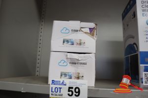 2x CLOUD STORAGE INTELLIGENT CAMERAS, UNTESTED
