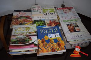 Lot of 37 Assorted Cooking & Diet Books including Women�s Day, Ideal Homes Entertaining, Pasta Cooking etc