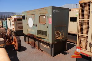 6 · 1 X CUMMINS POWER GENERATION DIESEL GENERATOR, MODEL: C70D5, SN:701781, 50 KW PRIME / 56 KW STANDBY, MADE 2007, HOURS UNSIGHTED, APPROX; 3.1M L X 1.5M W X 2.1M H, UNTESTED (SOME RUST / WEAR) (ASSET NO; 17H4704)