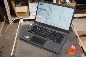 6 · LENOVO T14S, 14 INCH TOUCH NOTEBOOK, INTEL CORE i5 1135G7 2.40GHZ, 16GB RAM, 256GB SSD / NO OS, SN: PC2JLEX1 / AN:ITT36463, UNTESTED (SOME MARKS / NO CHARGER, FAULT DEAD BATTERY )