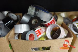 1 Box Of Assorted Tape
