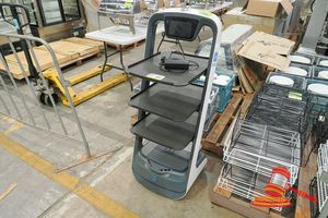 90 · PUDUBOT PD9 DELIVERY ROBOT - SERIAL:PD9182214435007. WHITE. FEATURES ADJUSTABLE TRAY, INTERACTIVE LIGHT STRIP, ANTI-SUNLIGHT LIDAR FOR SAFER OPERATION, VISUAL POSITIONING, ALL ALUMINIUM FRAME, 3D OBSTACLE AVOIDANCE, 10 AMP 1 PHASE. APPROX 516MMW X 500MMD X 1288MMH,35KG (797548) UNTESTED