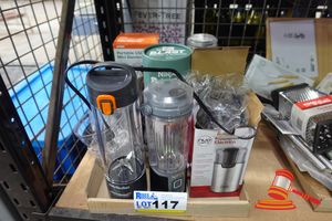 12 X Assorted Blenders And Coffee Grinder Including Nutri Bullet, Ninja, (Untested)