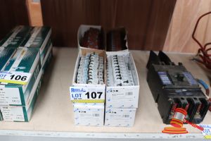 107 · 8x BOXES OF CURRENT BREAKERS