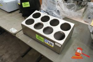 120 · S/S 8 HOLE CUTLERY HOLDER