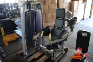 1 X TECHNOGYM DELTS MACHINE, SHOULDER PRESS, UP TO 13 PLATES, UNTESTED, APPROX; 1.1M W X 700MM D X 1.45M H, SOME MARKS, ON A PALLET