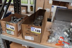 Box Of Assorted Stainless Steel Clamps
