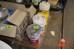 62 · 1 X CRC 5-56 MULTI-PURPOSE LUBRICANT, 20L, 2 X KITO PVB ADHESIVE PART NO: 42254, 20L , 1 X LANOTEC RELEASE AGENT, 20L, (SOME MARKS)