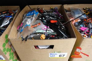 67 · BOX OF ASSORTED SURRENDERED ITEMS, NO INSPECTION