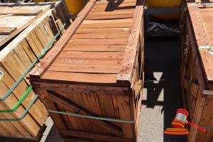 179 · 1 X BUCYRUS FP ROLLER TRACK LOAD, P/N:UK340RL-1K, SUIT RH340/6060, MATERIAL:3035528, IN A WOODEN CRATE L640 X W1790 X H760, (B4206152)