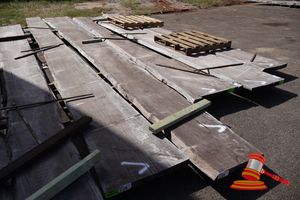 Live Edge Jarrah Slab, 7.6 X 540/790 X 55