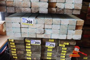 268 · 40x LENGTHS OF STRUCTURAL, H2 TREATED PINE TIMBER, APPROX 70 x 35mm x 4.2m