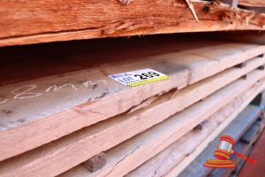 269 · BUNDLE OF JARRAH SLABS, APPROX 75/100/120/150 x 38 x 2700mm (INSPECTION RECOMMENDED)