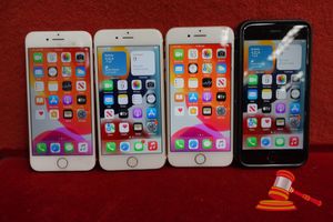 3 X APPLE IPHONE 6S, STORAGE: 16GB, 2 X 32GB (1 X GLASS CRACKED IN CORNER), 1 X APPLE IPHONE 7, STORAGE: 128GB. ALL ITEMS UNTESTED (SOME MARKS / NO CHARGER)