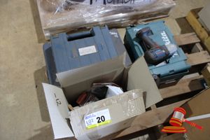 20 · MAKITA JS3201J 3.2mm METAL SHEAR, BOSCH GSR625TE SCREW DRIVER DRYWALL, BOSCH GDS 18V - LI HT HIGH TORQUE IMPACT WRENCH, BOSCH GDS 24 HEAVY DUTY IMPACT WRENCH