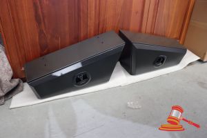 362 · PAIR OF TAPERED UNDER TRAY TOOL BOXES, 650mm R&L, ALUMINIUM MATTE BLACK
