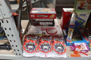 Bundle Of Toys Including: 1x Numeral Assemble, 1x Game Super, 1x Magnetic Compass, Children'S Costumes, Yo-Yos, All Unopened