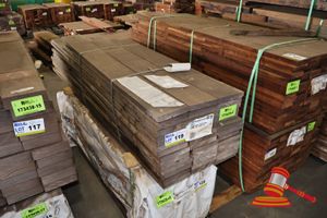 119 · JARRAH SKIP DRESSED, FEATURE, 145mm x 23mm, 73LM, RANDOM LENGTHS, QTY 0.360M3 (L1800 x W450 x D430 TRANSPORT SIZE ONLY APPROX) (PACK# 2457129)