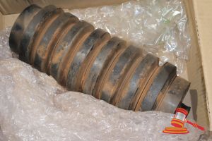 Composite Conveyor Roller, 20632166, Rubber Impact,159 Diax403 Gw (S44#48574, Dr#612674)